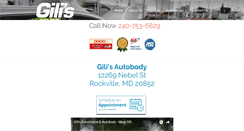 Desktop Screenshot of gilisautobody.com